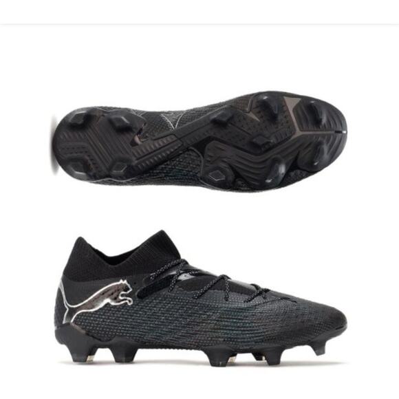 Puma Other - NEW Puma Men’s 8.5 FUTURE 7 ULTIMATE FG/AG Soccer Cleats Black/Silver 107916-02